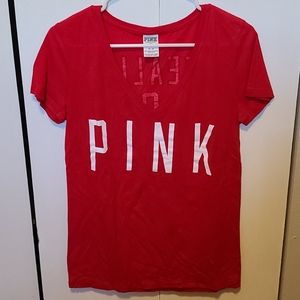 PINK Victoria Secret v-neck shirt